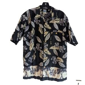 VINTAGE Gotcha‎ Sports Short Sleeve Button Up Shirt 80s 90s Graffiti Mens Medium